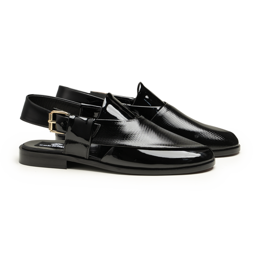 Peshawari - PS-06 BLK - cobblersofficial
