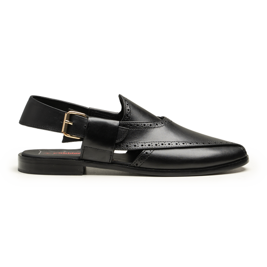 Peshawari - PS-02 BLK - cobblersofficial