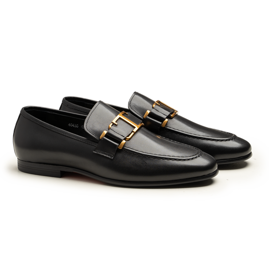 Moccasin - 404A6-Black