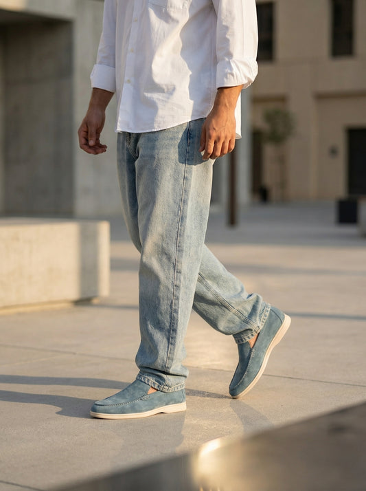 Blue 50924-1 Loafers