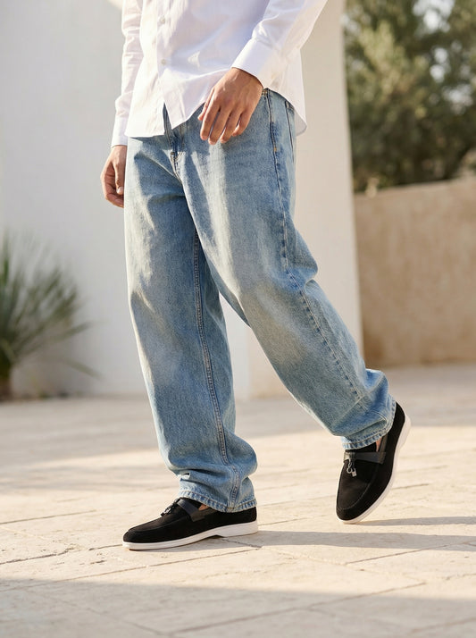 Black 50924-2 Loafers