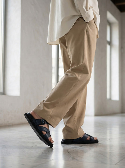 Blue 1599-1 Slippers