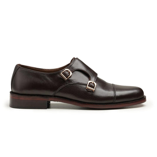 Double Monk Straps - 063 J Brown - Cobblers-pk