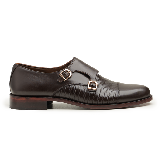 Double Monk Straps - 063JALI-40-BRN - Cobblers-pk