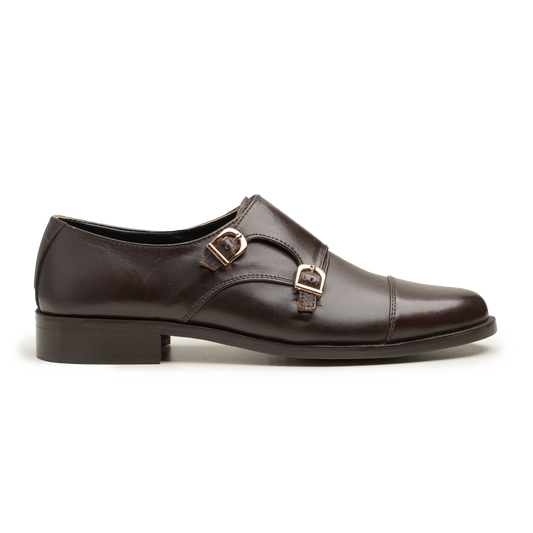 Double Monk Straps - 063P-40-BRN - Cobblers-pk