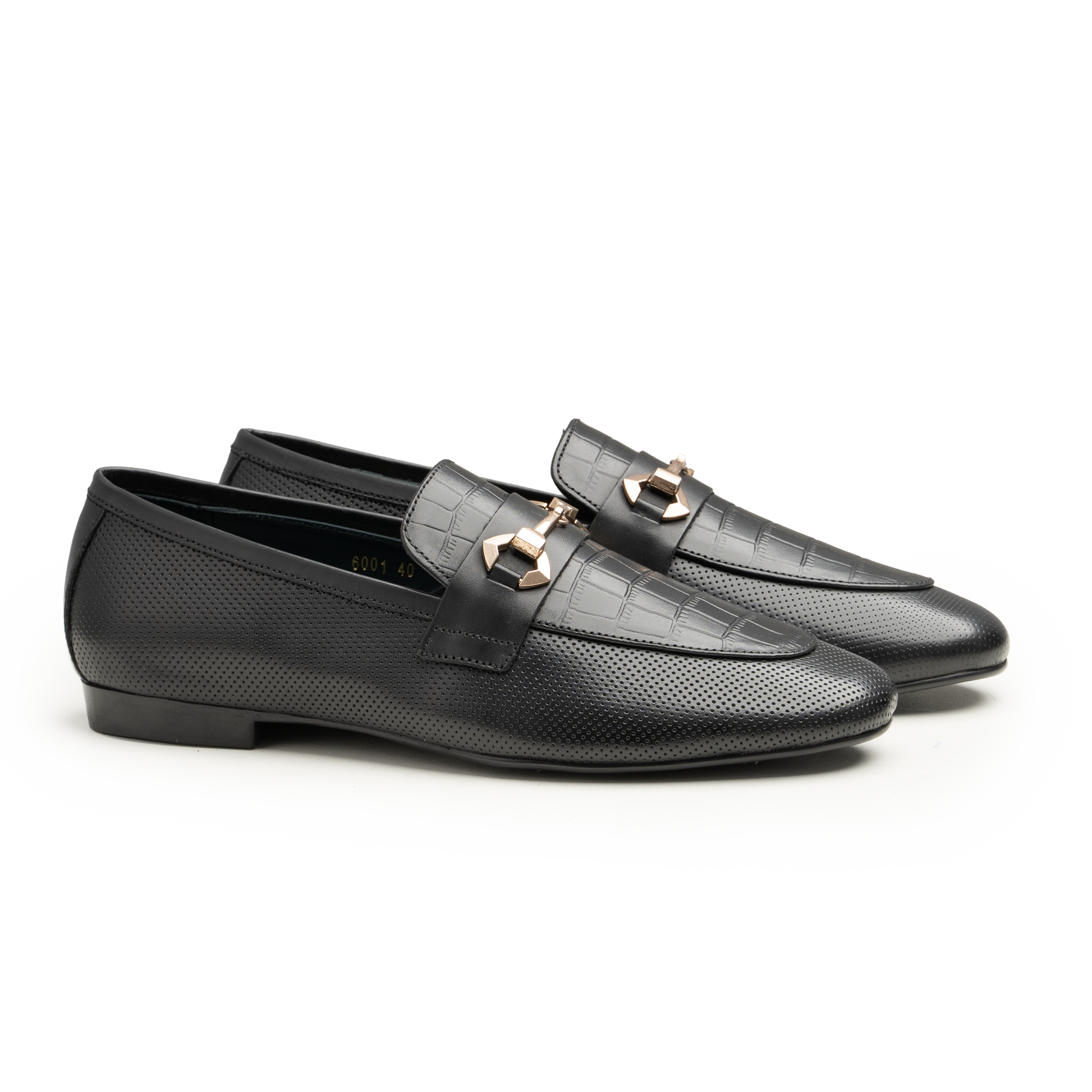 Moccasins - 6001 BLK - cobblersofficial