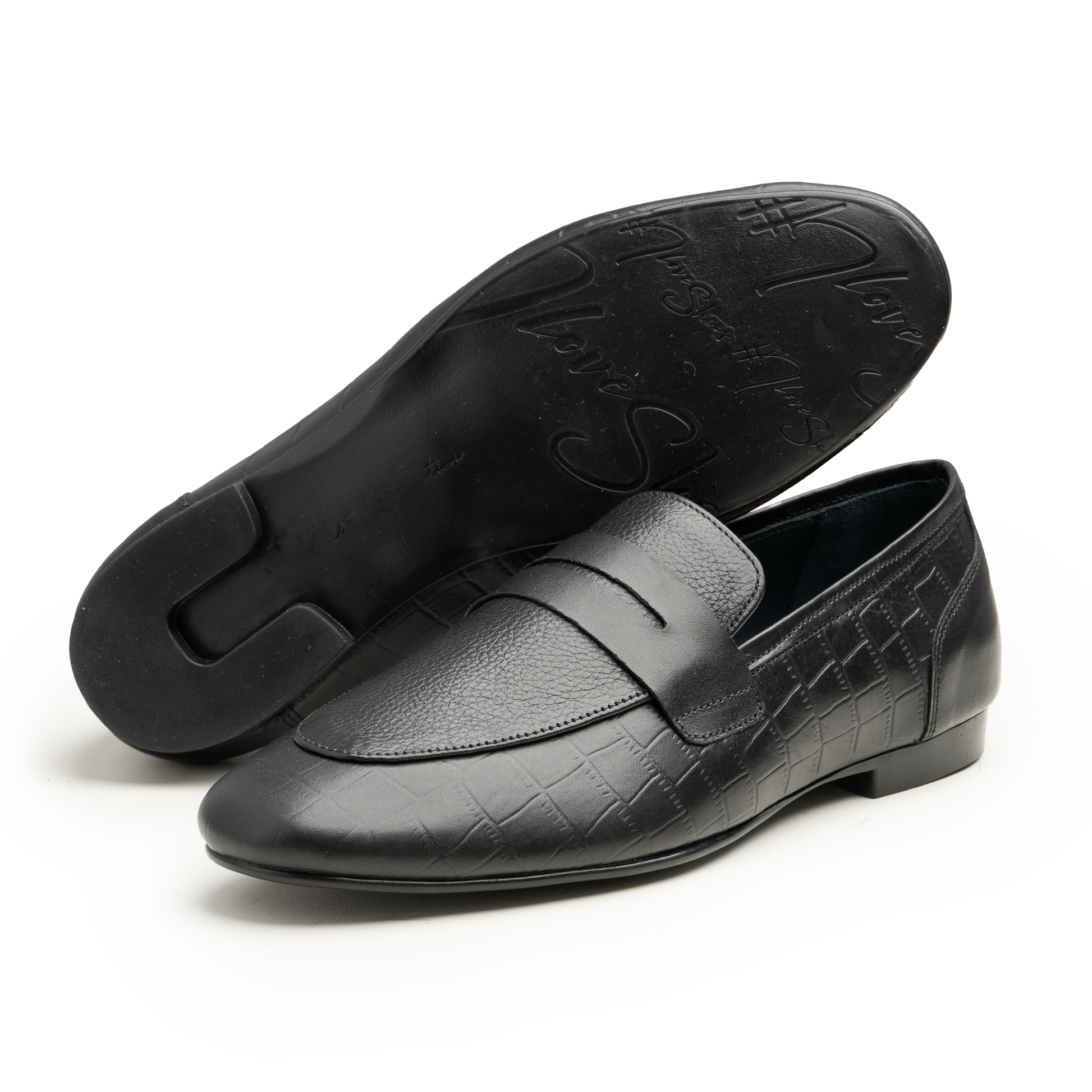 Moccasins - 6006 BLK - cobblersofficial