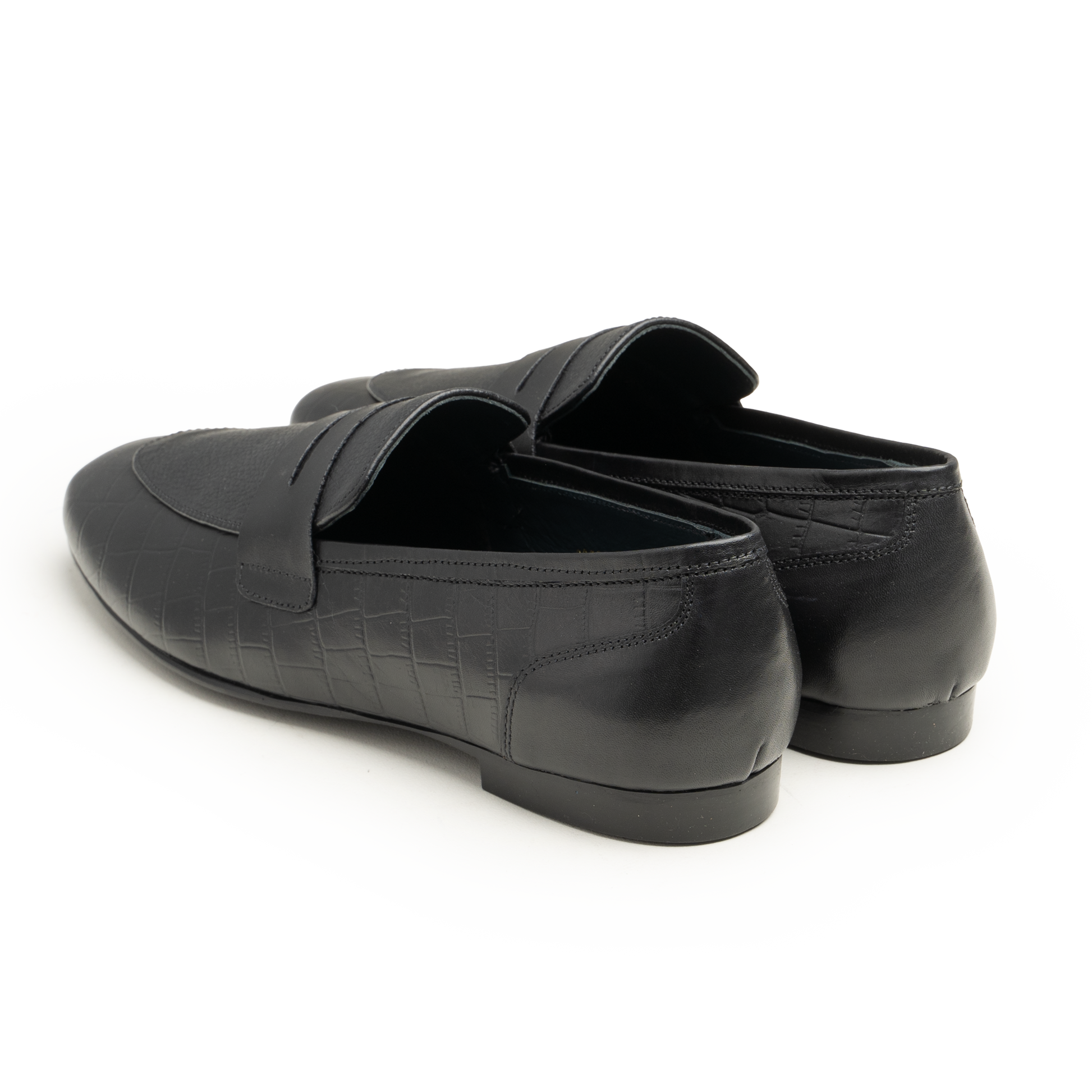 Moccasins - 6006 BLK - cobblersofficial