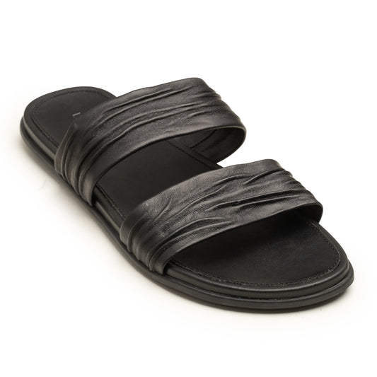 Slippers Double Strap BLK