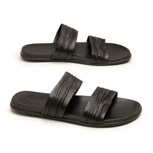 Slippers Double Strap BLK