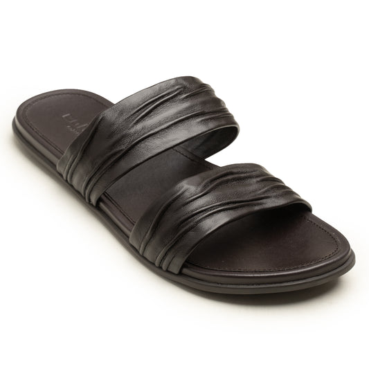 Slippers Double Strap BRN