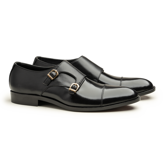 Double Monk Straps - 0125 BLK