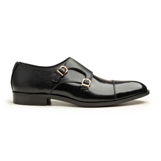 Double Monk Straps - 0125 BLK