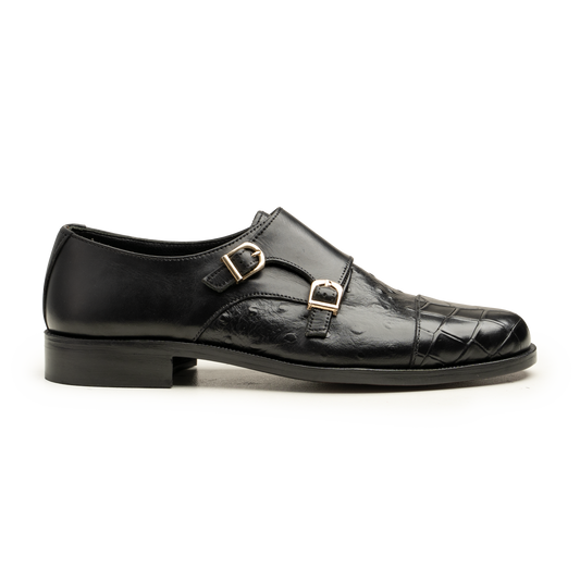 Double Monk Straps - 063 CRL BLK