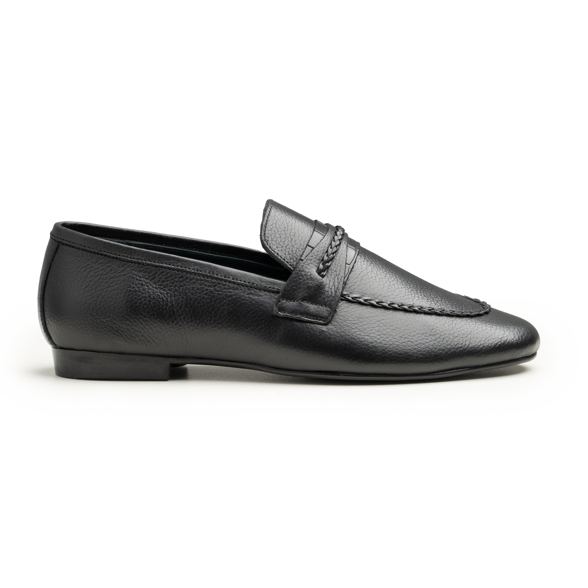 Moccasins - 6007 BLK - cobblersofficial