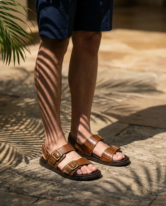 CGSC 26 BRWN BLK Sandals