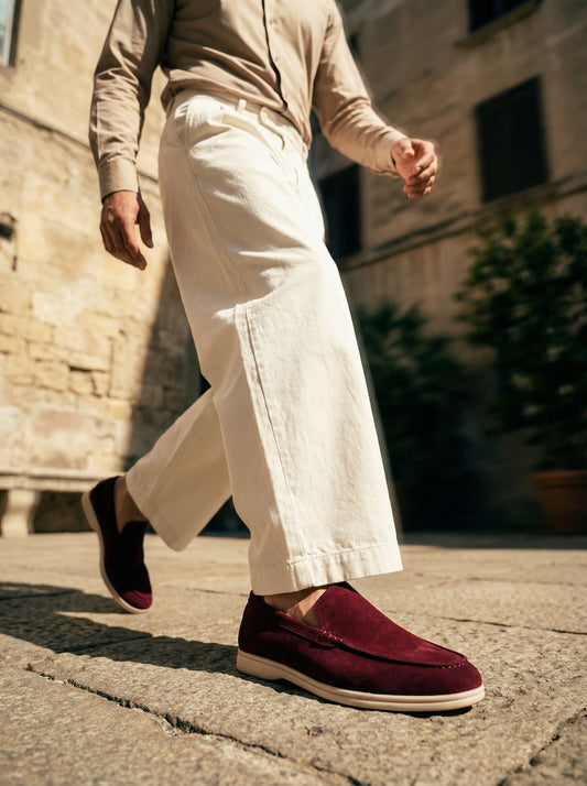 Maroon 50924-1 Loafers