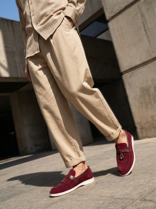Maroon 50924-2 Loafers