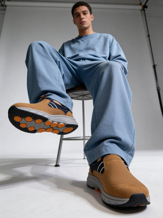 Easy Run 3149 Brown & Navy