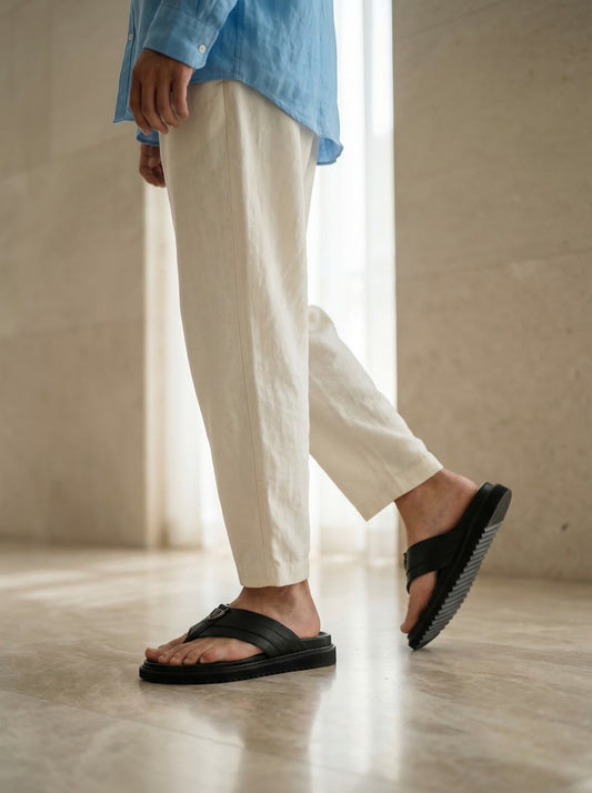 Black 7113-2 Slippers