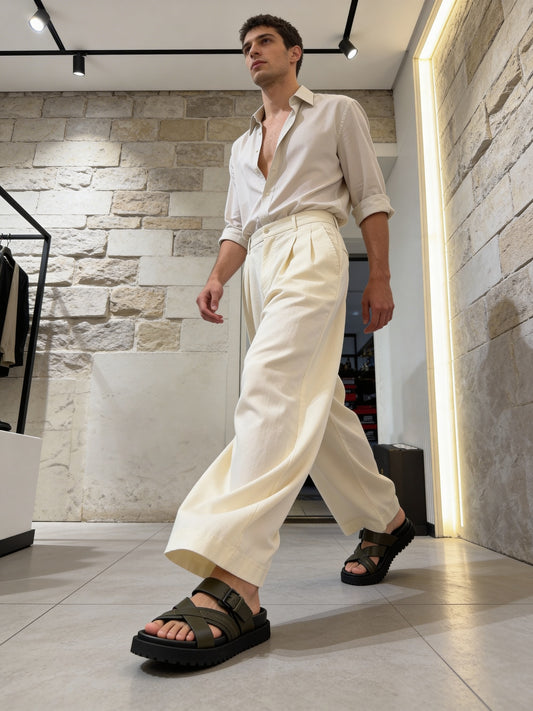 Green 1599-1 Slippers