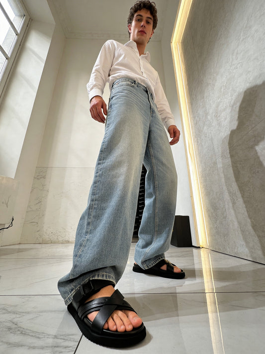 Black 1599-1 Slippers