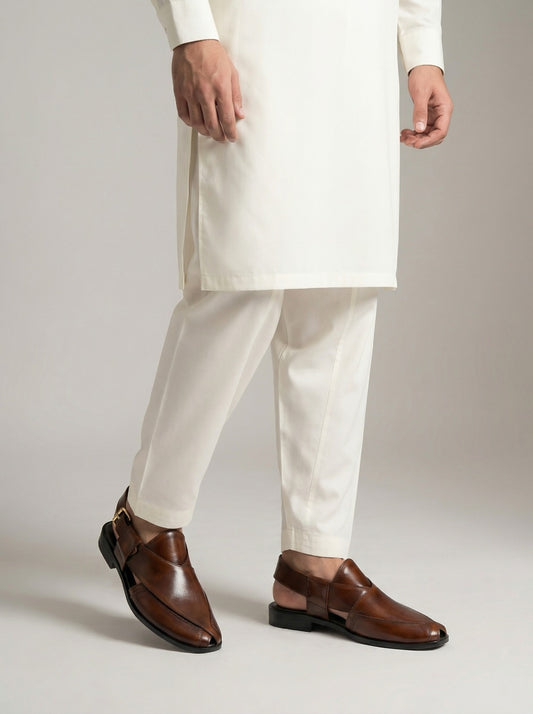 Brown PS012 Peshawari Sandals