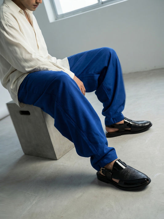 Black PS06 PT Peshawari Sandals