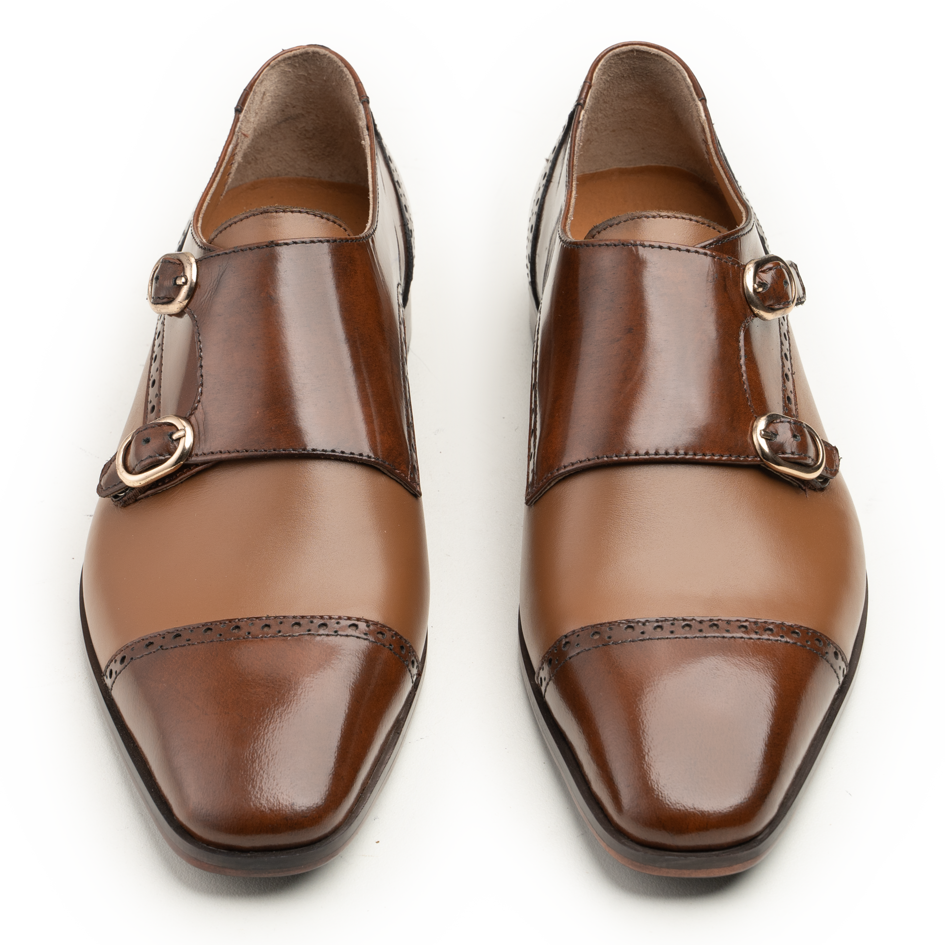 Double Monk Straps - 450-Y 43/BRN - Cobblers-pk