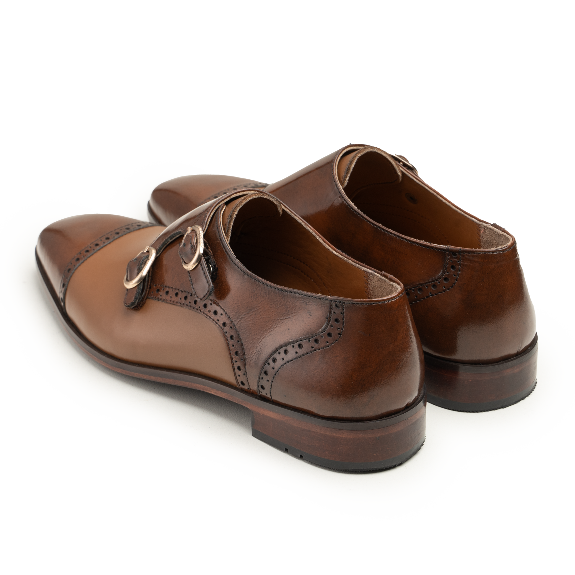 Double Monk Straps - 450-Y 43/BRN - Cobblers-pk