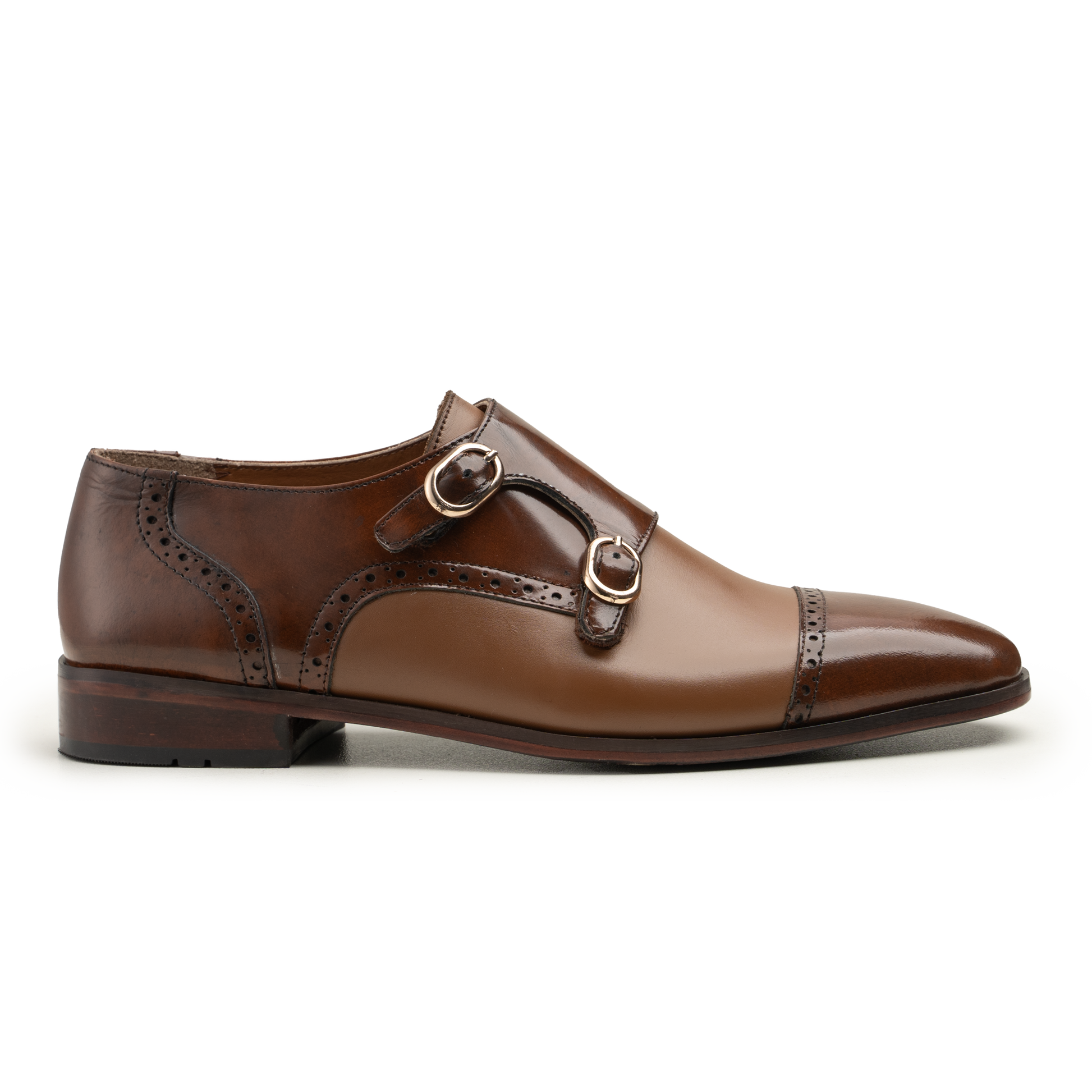 Double Monk Straps - 450-Y 43/BRN - Cobblers-pk